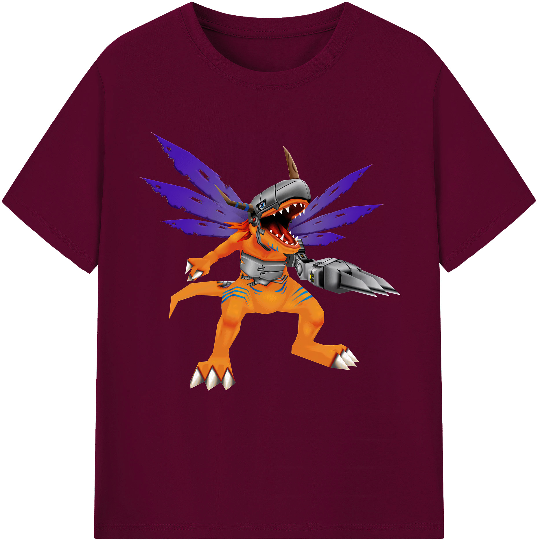 （画像用） Digimon デジタルモンスター/デジモン レディースカジュアルプリントTシャツ（綿100％）